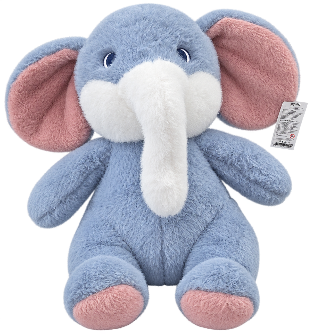 Pastel Blue Elephant Plush Toy