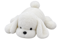 Fluffy White Puppy Plush Toy